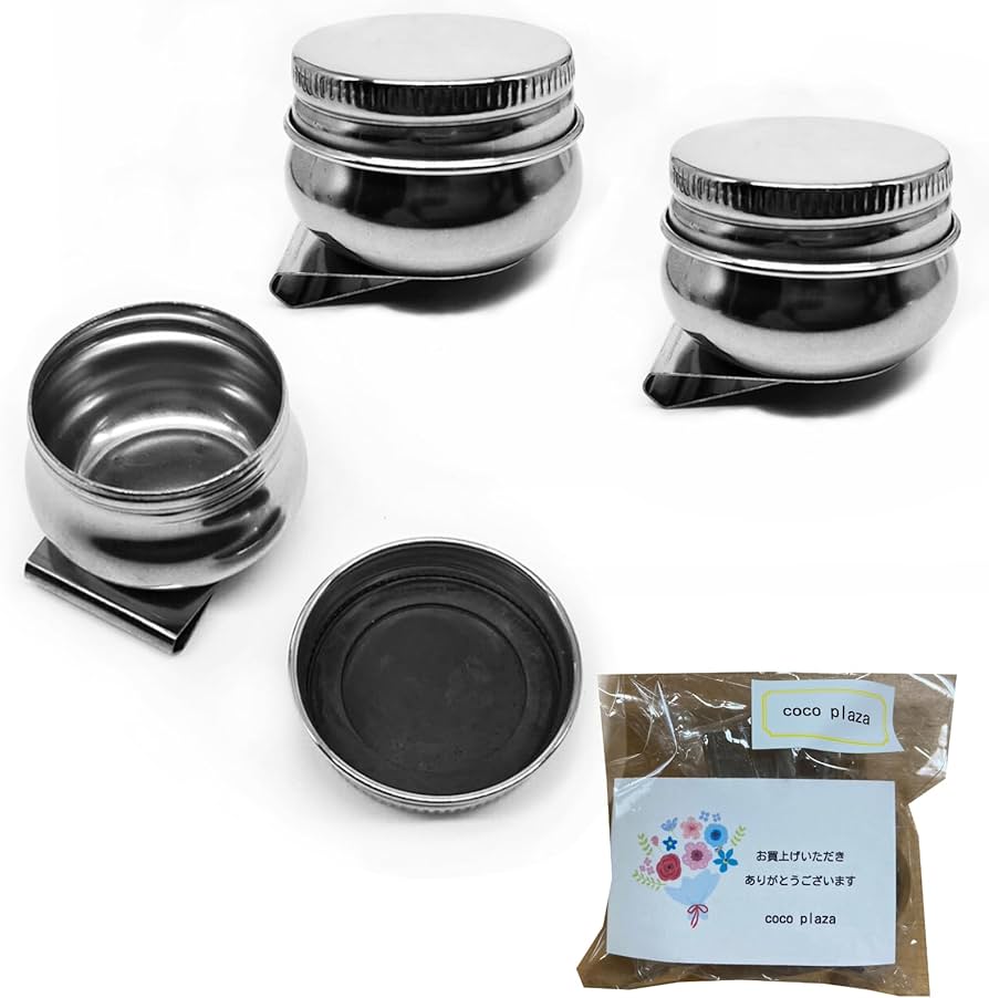 Amazon.co.jp: 【パレットにしっかり固定】 油壷 筆洗器 3個セット